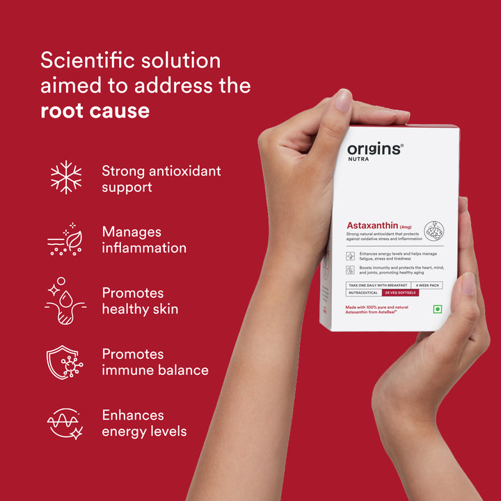 Astaxanthin 4mg from Astareal® - Origins Nutra