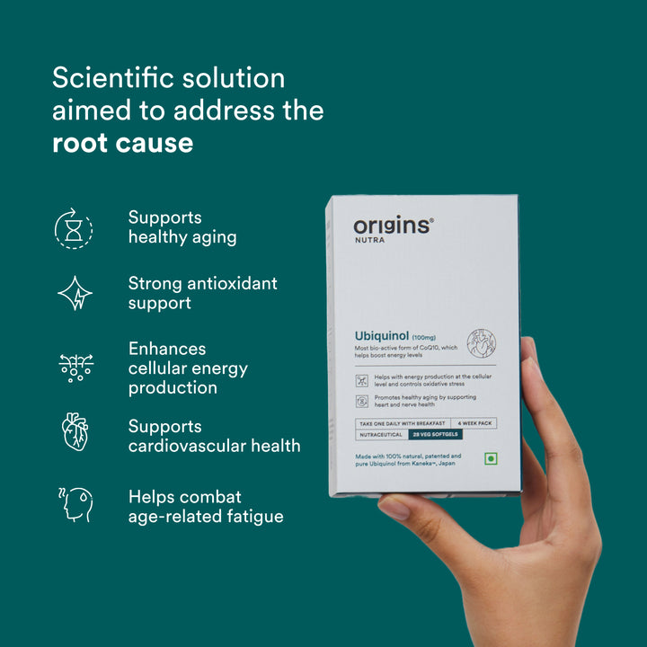 Ubiquinol 100mg from Kaneka® - Origins Nutra