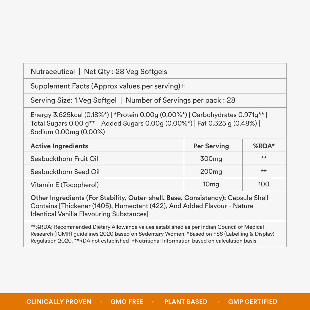 Sea Buckthorn Oil - OriginsNutra