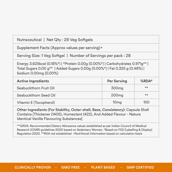 Sea Buckthorn Oil - OriginsNutra