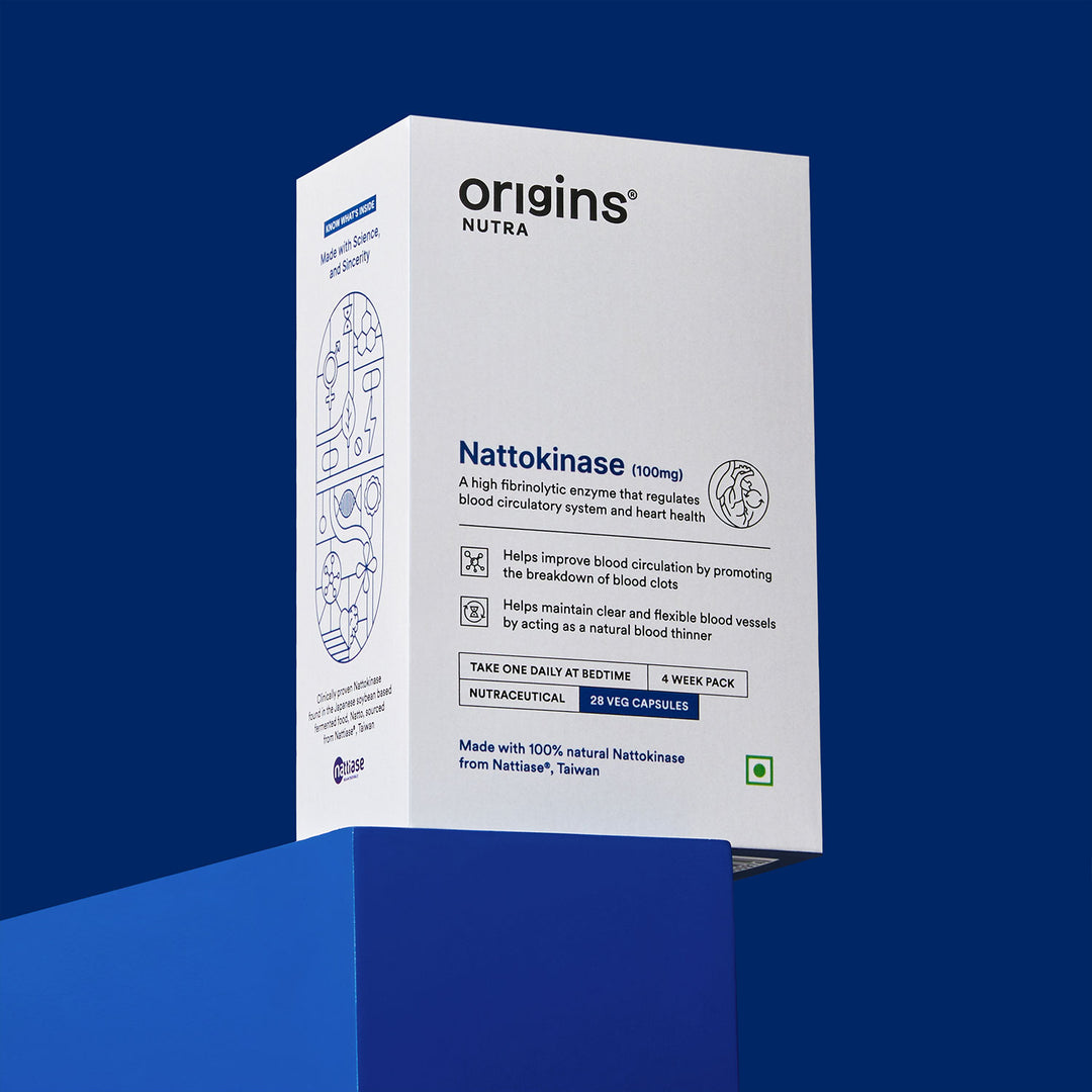 Nattokinase (HELPS DISSOLVE BLOOD CLOTS AND IMPROVE HEART HEALTH) - OriginsNutra