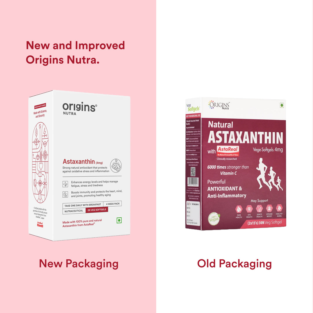 antioxidant astaxanthin  old and new product images