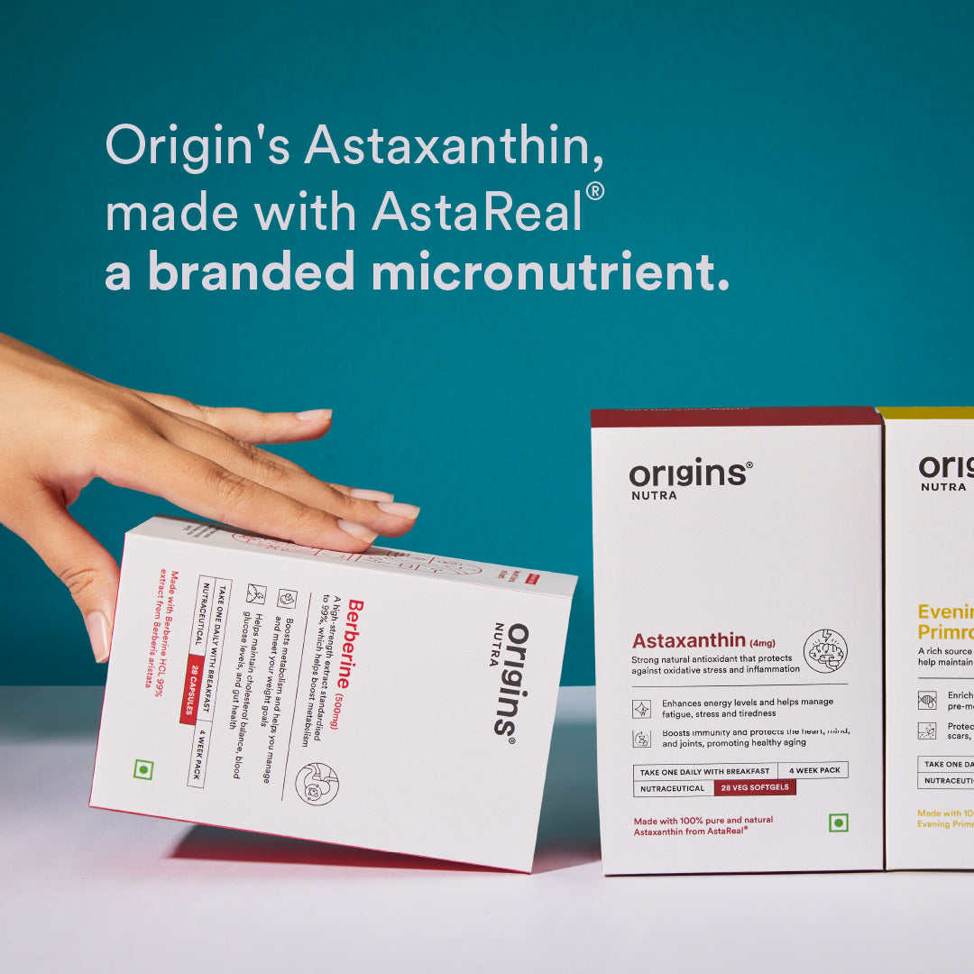 Astaxanthin 4mg from Astareal® - Origins Nutra