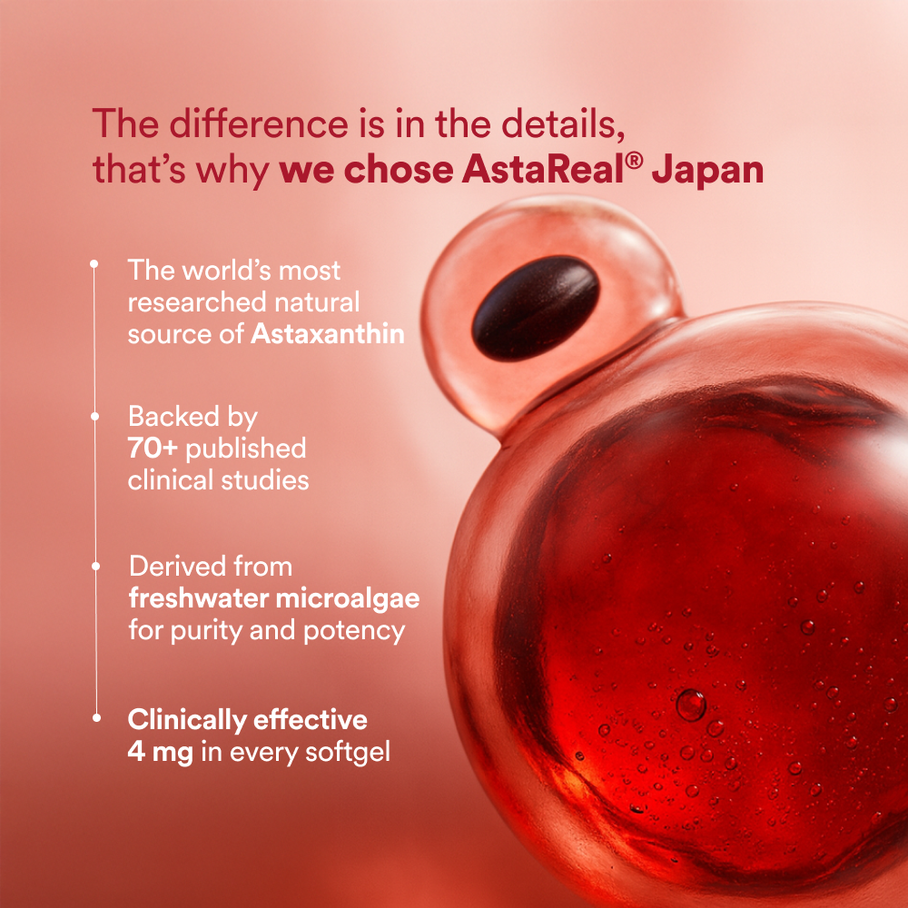 Astaxanthin 4mg from Astareal® - Origins Nutra