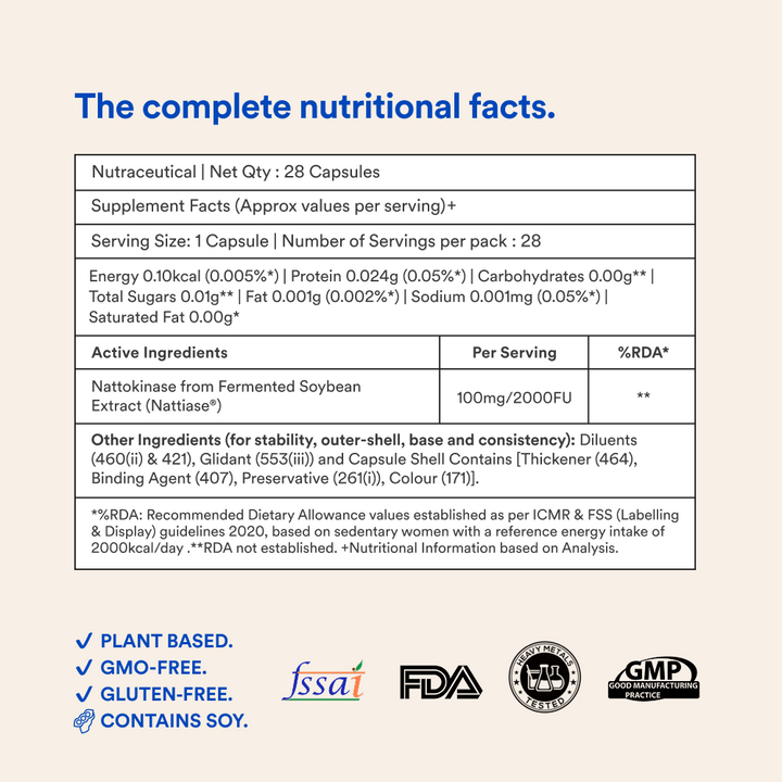 Nattokinase 2000FU (Nattiase®) - Origins Nutra