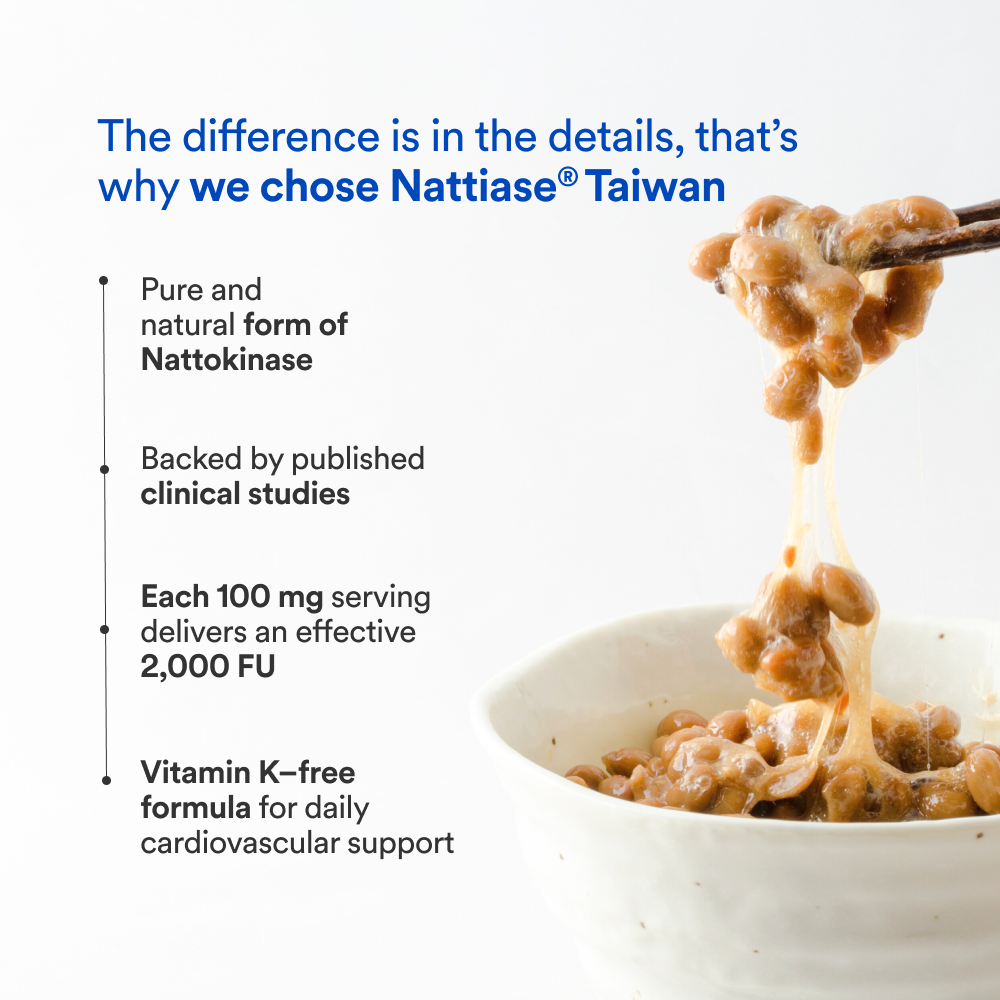 Nattokinase 2000FU (Nattiase®) - Origins Nutra