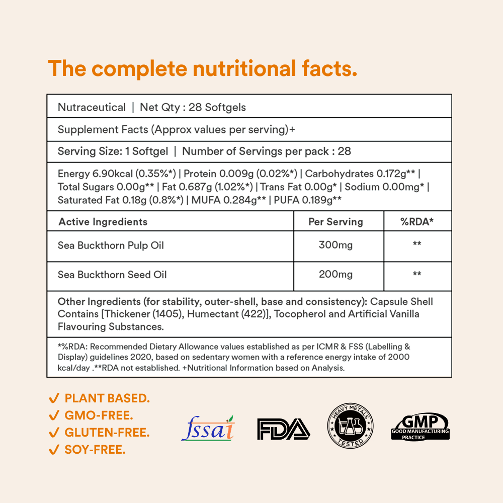 Sea Buckthorn Oil - Origins Nutra
