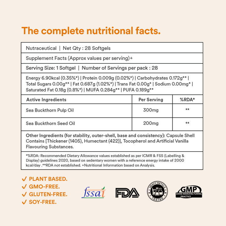 Sea Buckthorn Oil - Origins Nutra