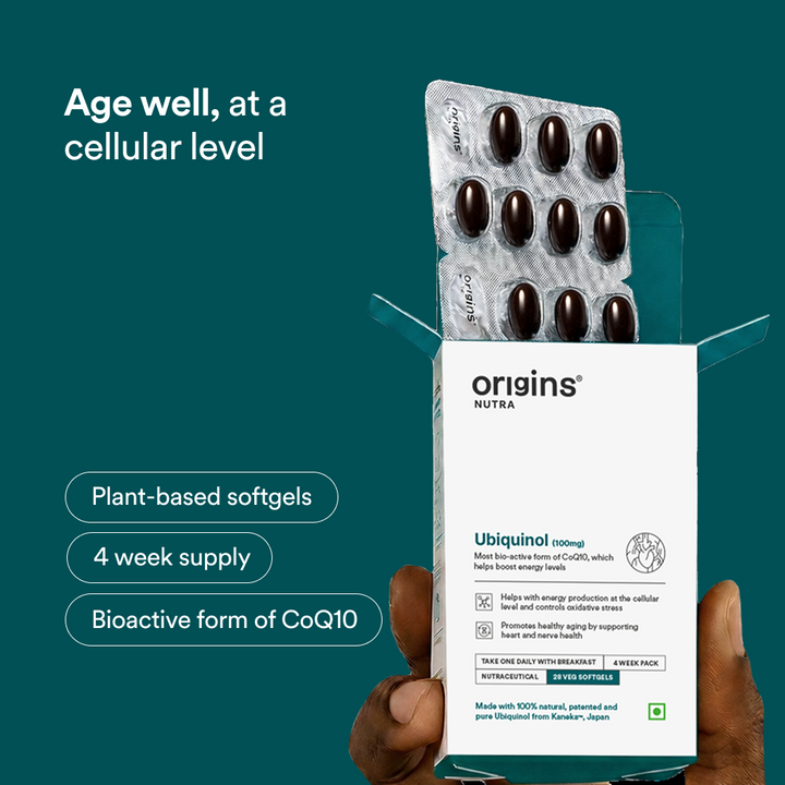 Ubiquinol 100mg from Kaneka® - Origins Nutra
