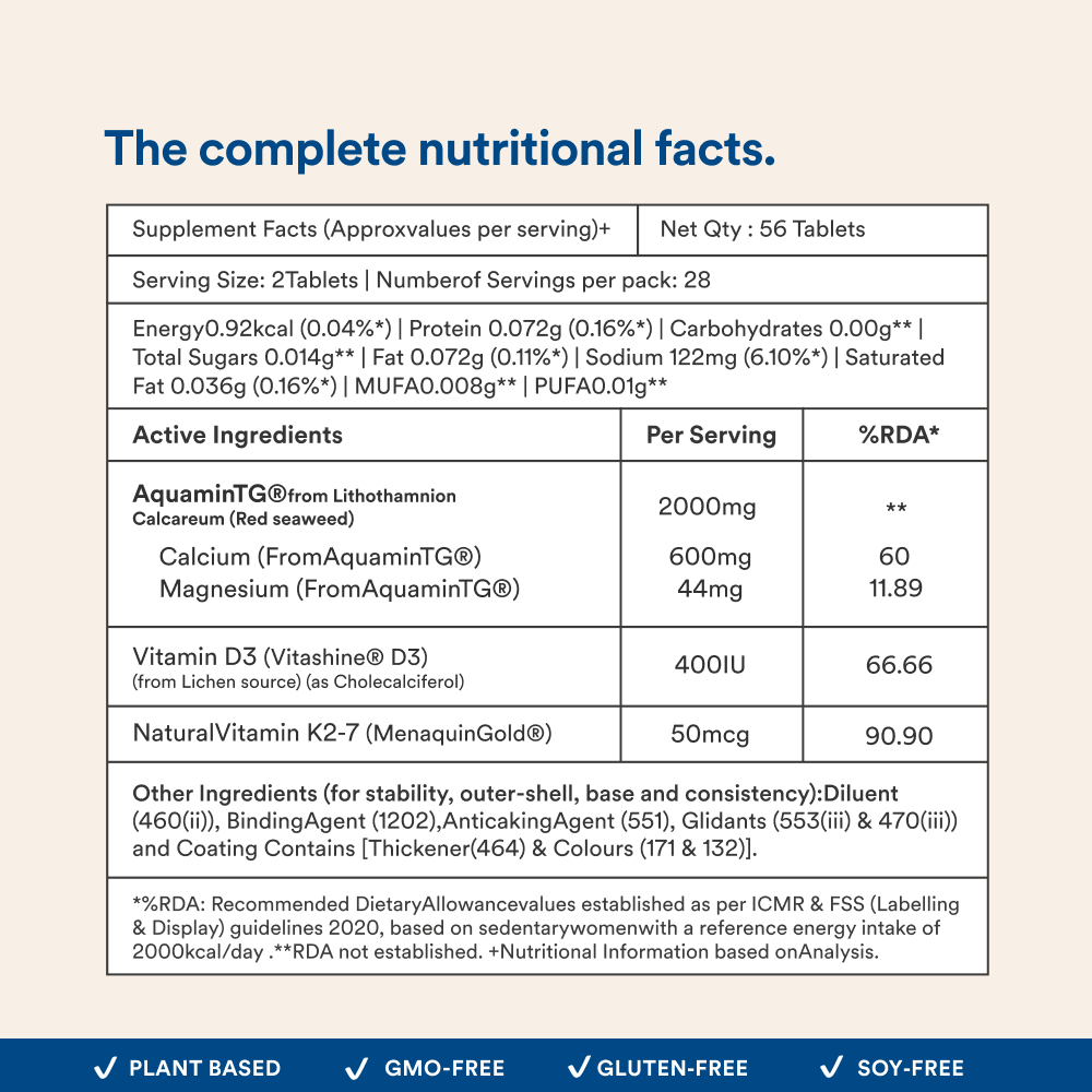 Calcium+D3+K2 (Bone Strength)