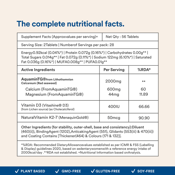 Calcium+D3+K2 (Bone Strength)
