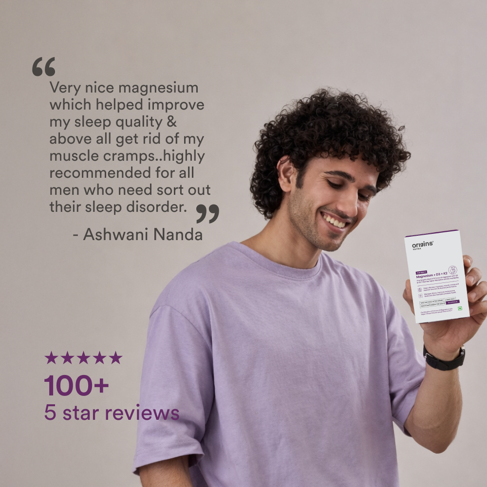 Magnesium + D3 + K2 For Men - Origins Nutra