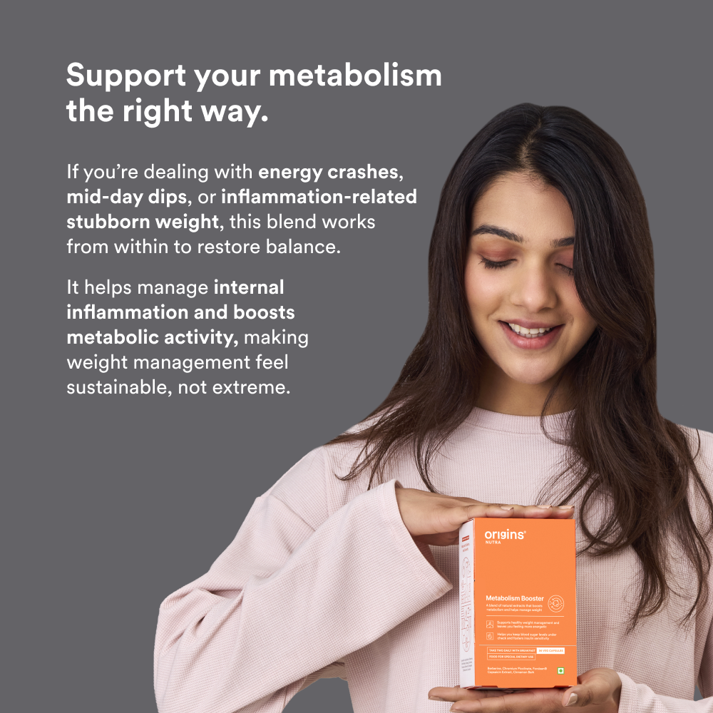 Metabolic Enhancer Metabolism Booster with Berberine + 5 ingredients - Origins Nutra