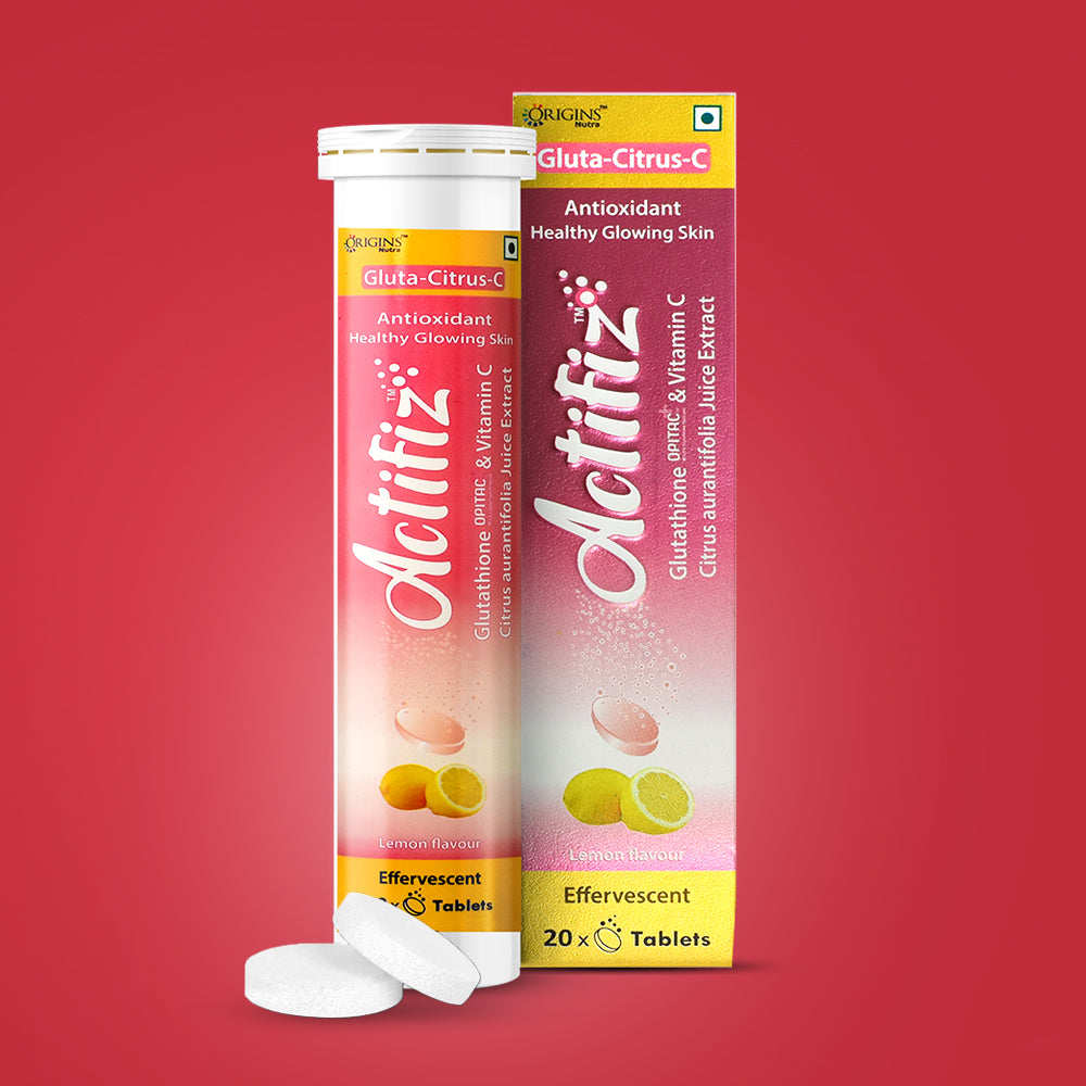 actifiz gluthione &vitamin c tablets